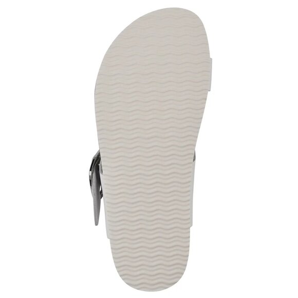 White Mountain Harley Footbed Sandals Women’s Thong Shoes White Size 8 MSRP $50 - Picture 5 of 5